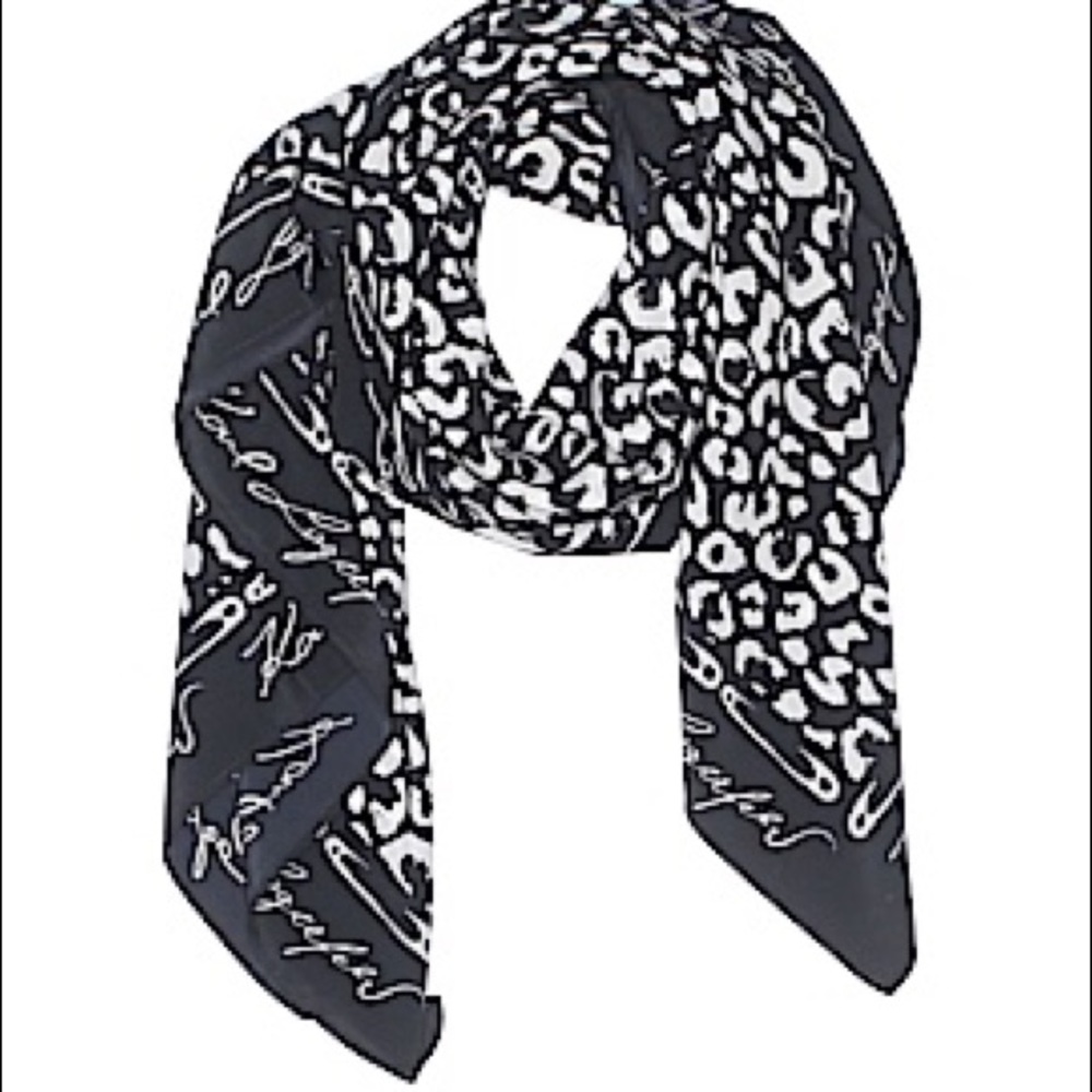 KARL LAGERFELD Animal Print Scarf (NWOT)